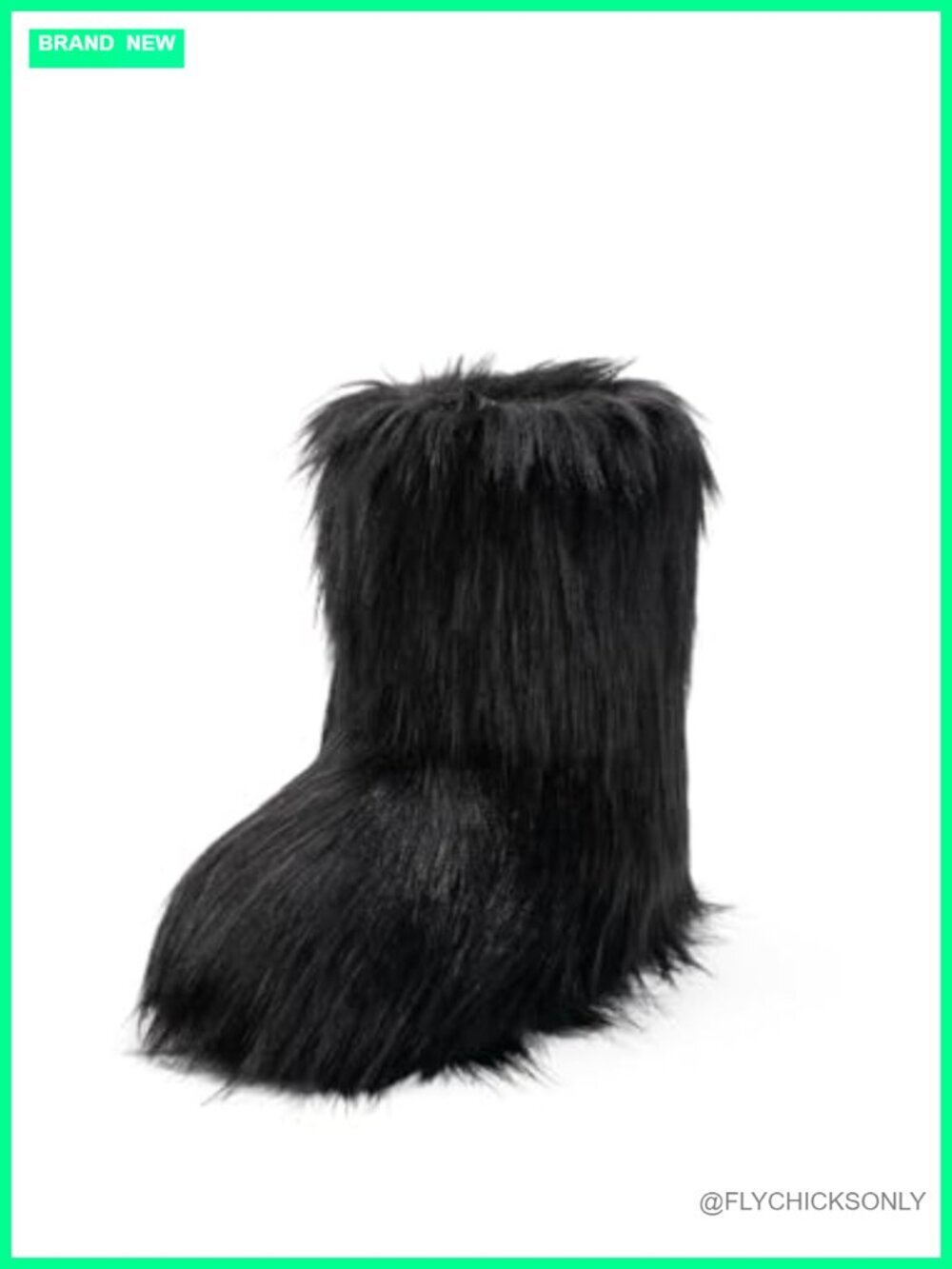 Faux Fur Mid-Calf Snow Boots Warm Comfy Winter Boots